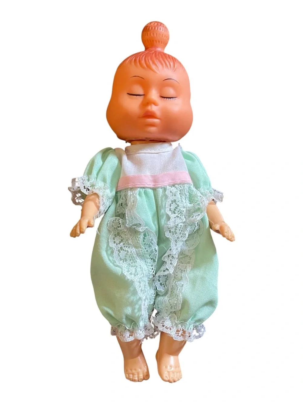 Vtg Three 3 Face Sleep Tears Awake Doll 8